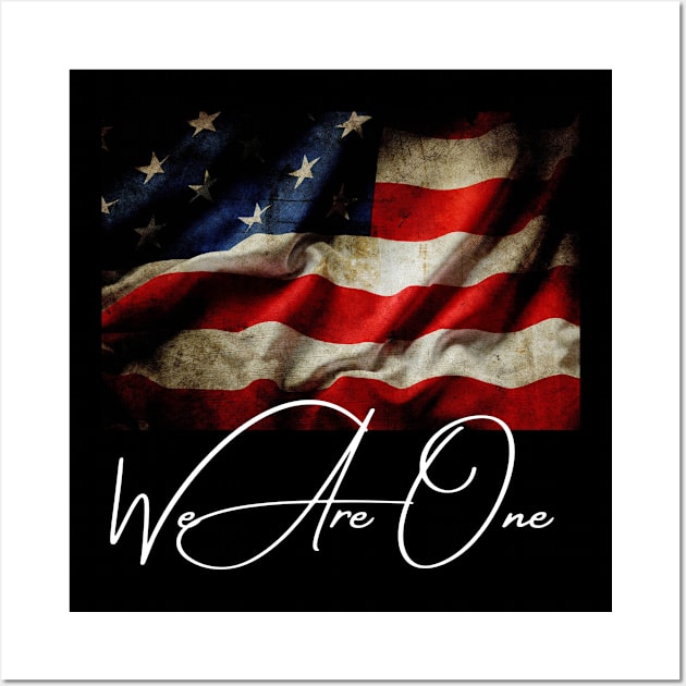 United States We Are One Wall Art by JrxFoundation